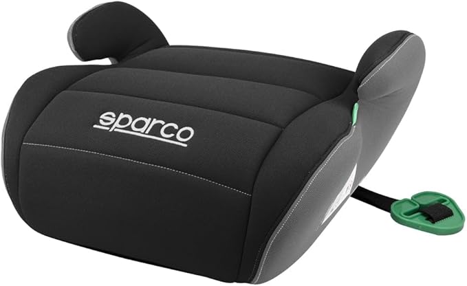 Sparco Baby Booster Czarny/Szary 125-150 I-SIZE R129 Backsplash samochodowy dla dzieci