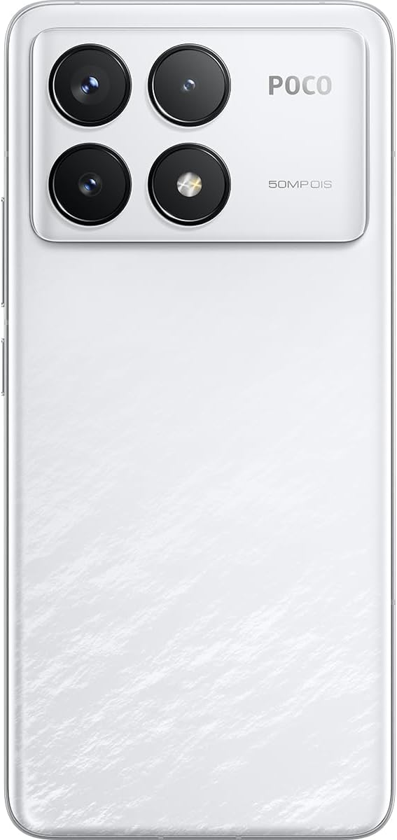 Poco F6 Pro smartfon, 12 + 512 GB telefon komórkowy bez umowy, wyświetlacz WQHD+ AMOLED 120 Hz 6,67" (6,67"), potrójny aparat 50 MP, 5000 mAh, 120 W HyperCharge, Dual-SIM, biały - obrazek 6