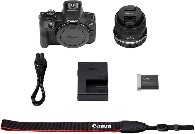 Canon Eos R100 6052C013 Lustrzanka Cyfrowa, Czarny, 24.1 MP - obrazek 4