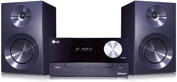 LG CM2460 Zestaw Stereo, Czarny, 100 W