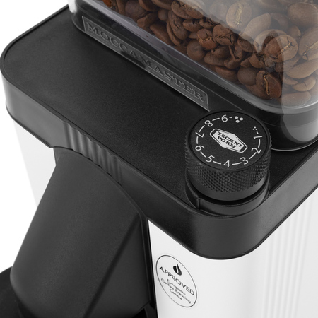 Moccamaster KM5 Burr Electric Coffee Grinder Matt White - Młynek elektryczny - obrazek 5