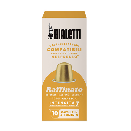 Bialetti - kawa w kapsułkach Nespresso Raffinato - 10 kapsułek