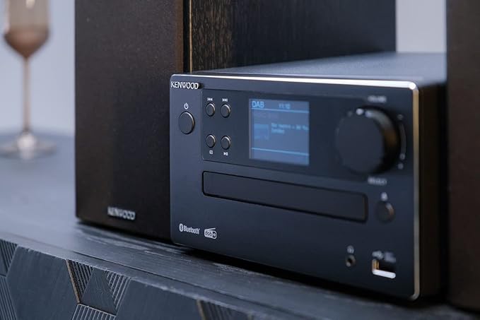 KENWOOD M-725DAB-B - Micro Hi-Fi system z DAB+, CD, USB, Bluetooth i wyświetlaczem TFT, Midnight Black - obrazek 5