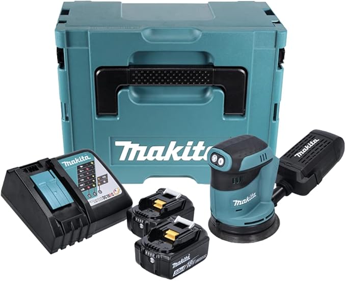 Szlifierka mimośrodowa 18V LXT (2x3,0 Ah) w MAKPAC - MAKITA DBO180RFJ