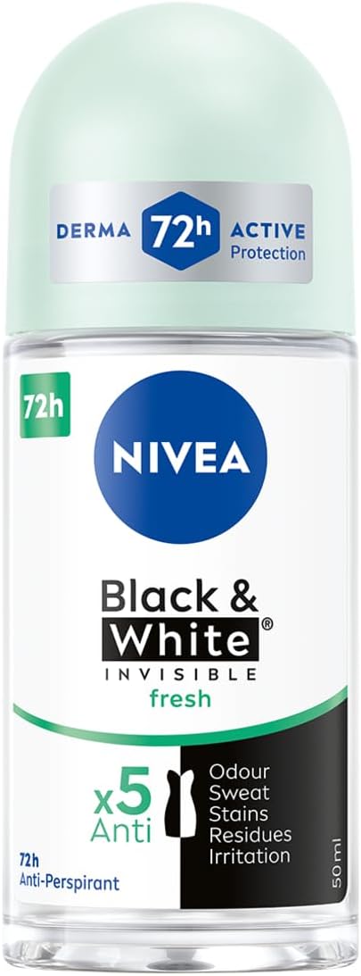 NIVEA Black& White Invisible Fresh Antyperspirant w kulce - obrazek 2