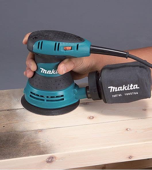 Makita Bo5031 Szlifierka, Szary/Niebieski, 12,3 x 15,3 x 15,3 cm - obrazek 2