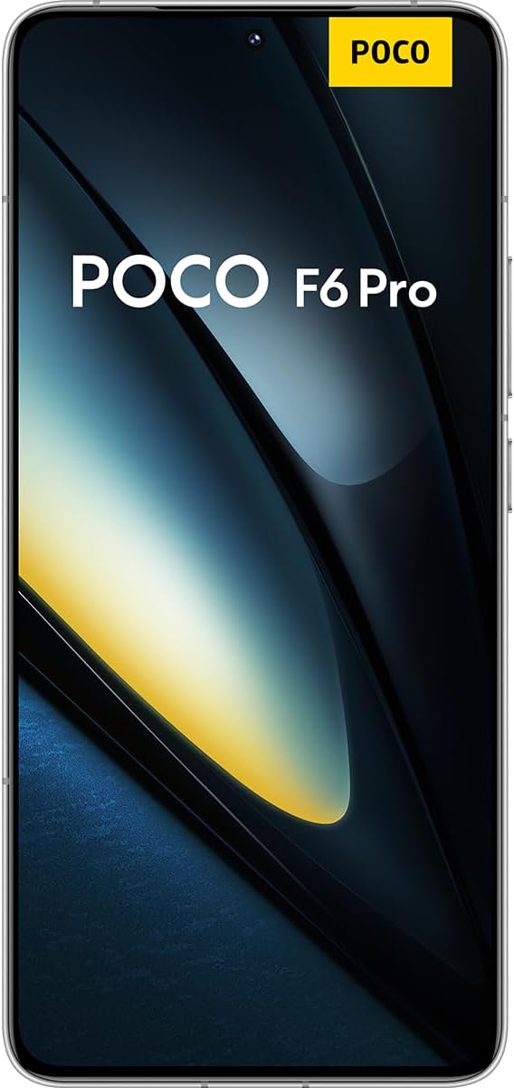 Poco F6 Pro smartfon, 12 + 512 GB telefon komórkowy bez umowy, wyświetlacz WQHD+ AMOLED 120 Hz 6,67" (6,67"), potrójny aparat 50 MP, 5000 mAh, 120 W HyperCharge, Dual-SIM, biały - obrazek 4
