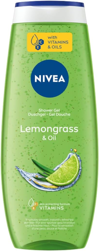NIVEA Lemongrass & Oil Odświeżający żel pod prysznic do ciała 500
