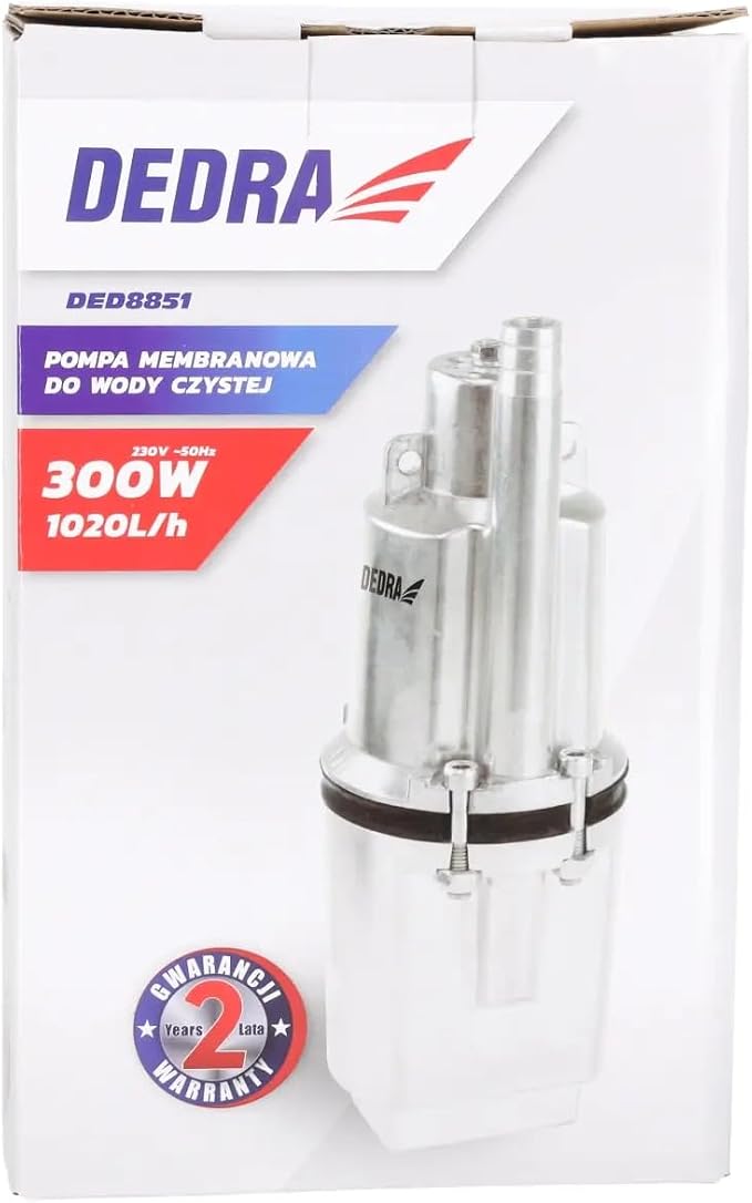 Dedra DED8851 pompa membranowa zanurzeniowa 300 - obrazek 7