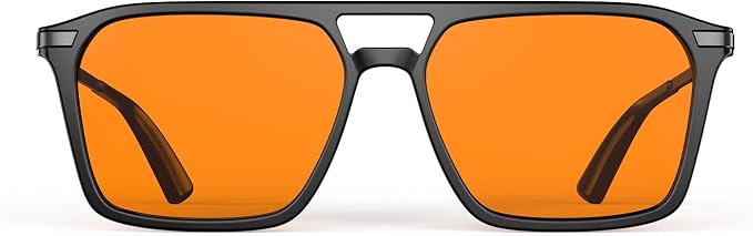 Goiteia 100% Orange Blue Light Blocking Glasses-Amber Tint Gaming