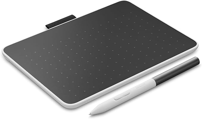 Wacom Tablet One S z rysikiem EMR bez baterii, połączenie Bluetooth, do Windows, Mac, Chromebooka i Android – odpowiedni dla początkujących, rysowania cyfrowego i codziennych prac biurowych.