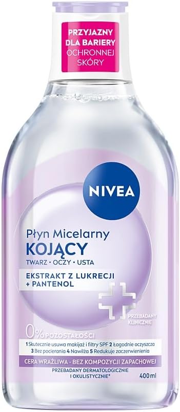 NIVEA Kojący płyn micelarny dla cery wrażliwej i nadwrażliwej