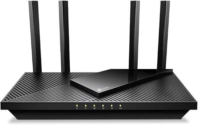 TP-Link Archer AX55 Pro WiFi6 VPN AX3000 Router (2402Mbps + 574Mbps), 1 x 2.5Gbps WAN/LAN Port, 4 x Gigabit Ports, 1 x USB 3.0 Port, OpenWRT