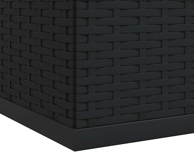 vidaXL Skrzynia na poduszki ogrodowe rattan PE 100x97 - obrazek 6