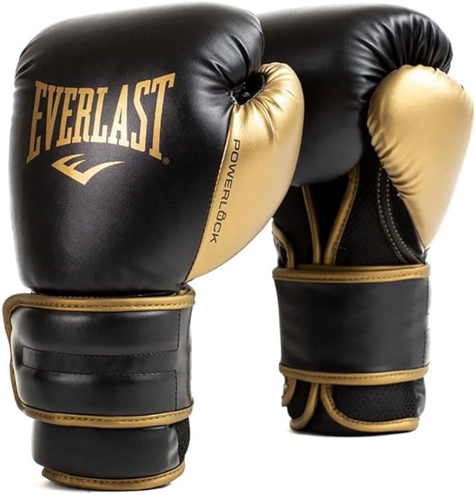 Everlast Powerlock2 Boxing Gloves Black