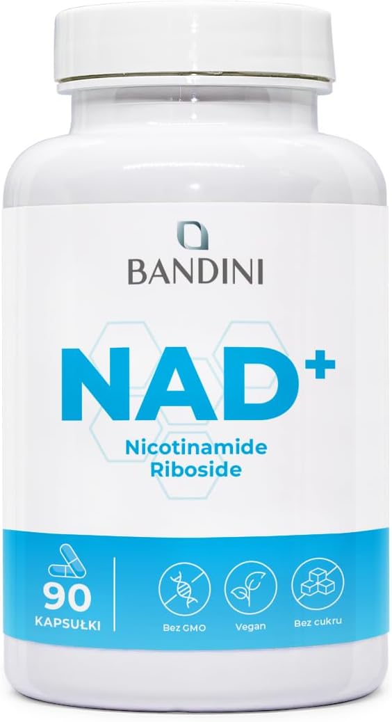 Bandini® NAD+ Nikotynamid rybozyd suplement 300 mg