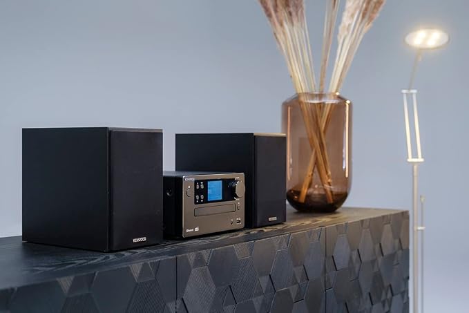 KENWOOD M-725DAB-B - Micro Hi-Fi system z DAB+, CD, USB, Bluetooth i wyświetlaczem TFT, Midnight Black - obrazek 3