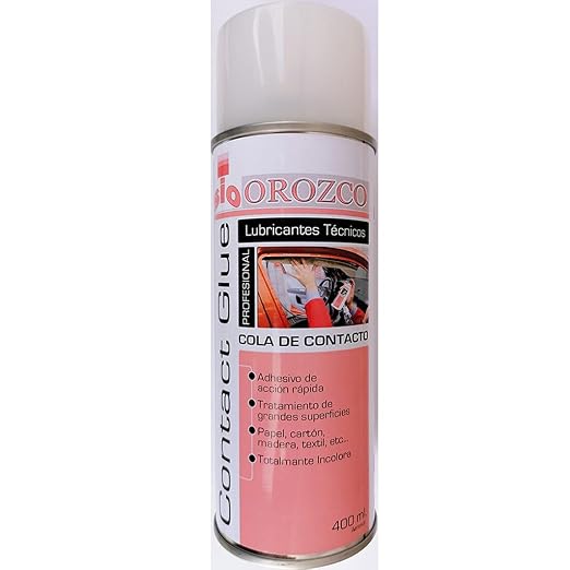 Klej kontaktowy w sprayu klej 400 ml. Do tapicerki tkaniny dachowej - obrazek 6