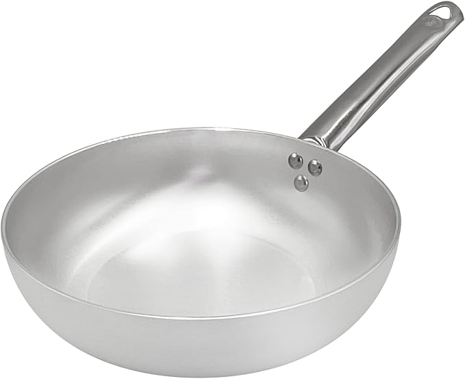 Pentole Agnelli 28 cm wysoka patelnia ze stali nierdzewnej