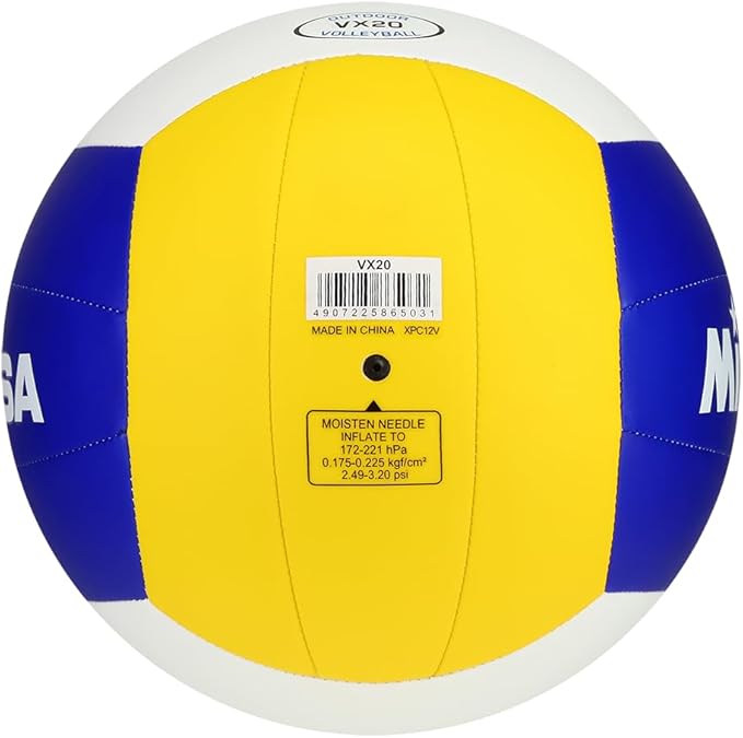 MIKASA VX20 klasyczna siatkówka plażowa biała - obrazek 7