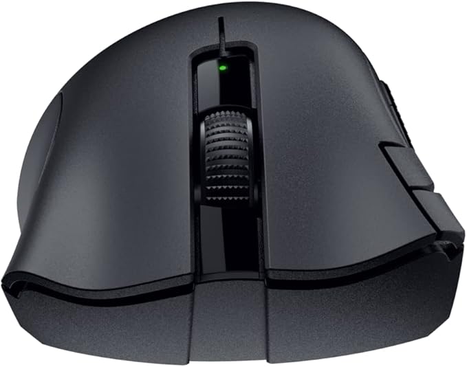 Razer DeathAdder V2 X HyperSpeed - ergonomiczna mysz do gier bezprzewodowych (235 godzin pracy na baterii, bezprzewodowa technologia HyperSpeed, czujnik optyczny 14K DPI) Czarny - obrazek 3