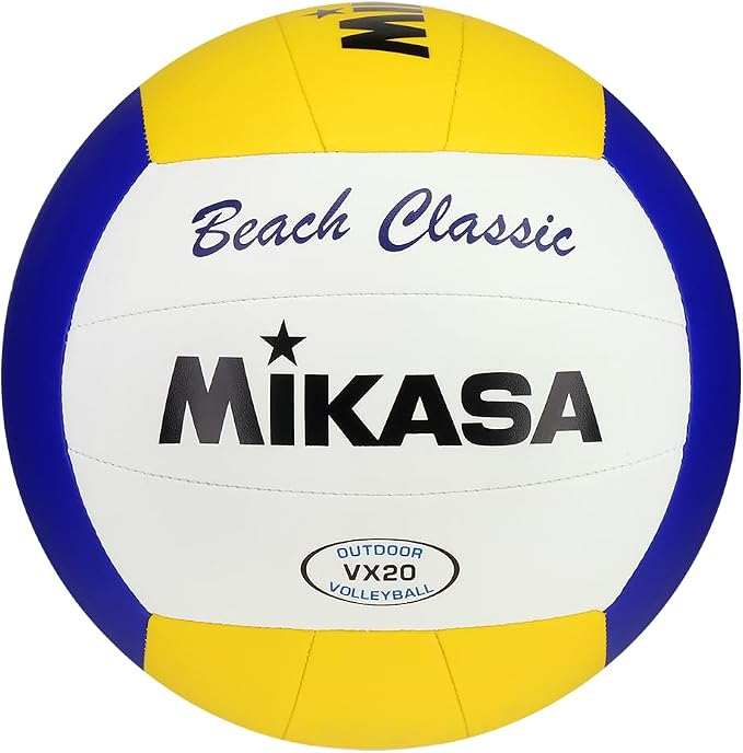 MIKASA VX20 klasyczna siatkówka plażowa biała - obrazek 2