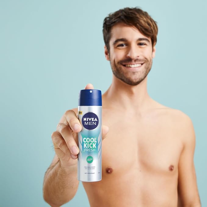 NIVEA MEN Fresh Kick Antyperspirant w sprayu 150 ml - obrazek 5