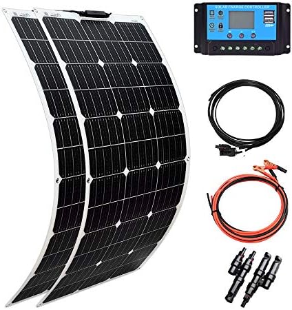 Zestaw solarny 200 W 12 V 2 sztuki