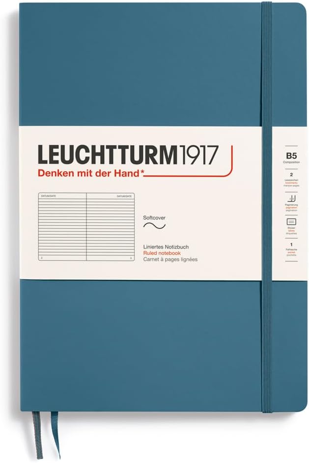 LEUCHTTURM1917 365638 notatnik z miękką okładką w formacie B5