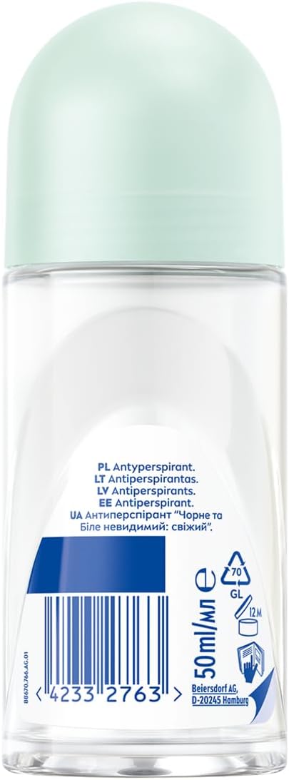 NIVEA Black& White Invisible Fresh Antyperspirant w kulce - obrazek 3