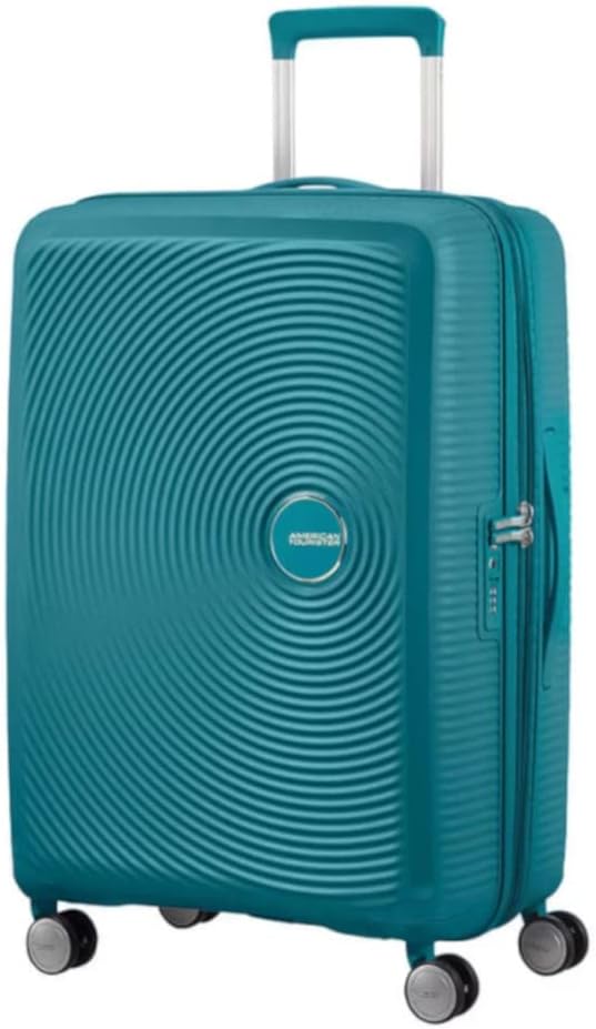 American Tourister Soundbox - Spinner M Powiększana Walizka, 67 cm, 71.5/81 L, Zielony (Jade Green)