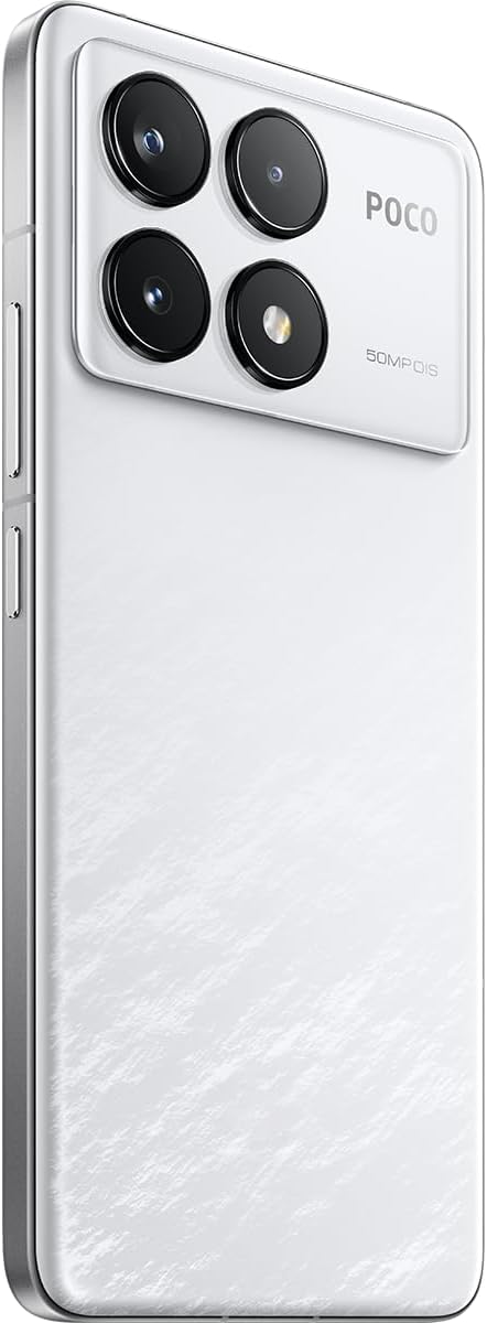 Poco F6 Pro smartfon, 12 + 512 GB telefon komórkowy bez umowy, wyświetlacz WQHD+ AMOLED 120 Hz 6,67" (6,67"), potrójny aparat 50 MP, 5000 mAh, 120 W HyperCharge, Dual-SIM, biały - obrazek 7
