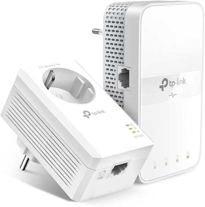 TP-Link TL-WPA7617 KIT | Zestaw powerline AV1000 z WiFi AC1200 | Dual Band | Obsługa OneMesh | 1× port Gigabit Ethernet