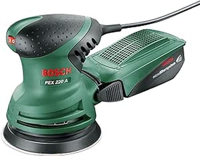 Bosch PEX 220 A Szlifierka Mimośrodowa 18 W 240 V Czarny/Zielony