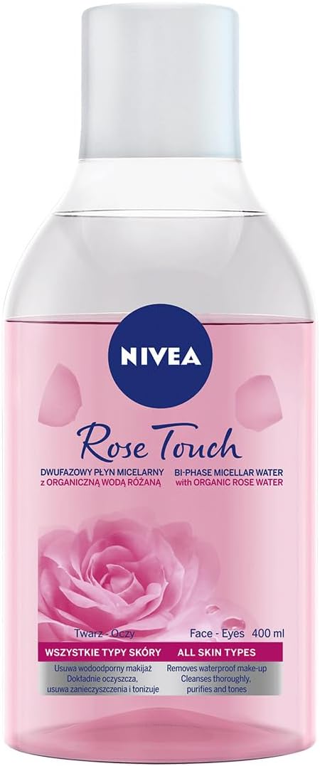 NIVEA Rose Touch Dwufazowy płyn micelarny z wodą różaną - obrazek 2