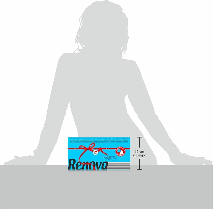 Renova Niebieskie chusteczki do twarzy Red Label - obrazek 6