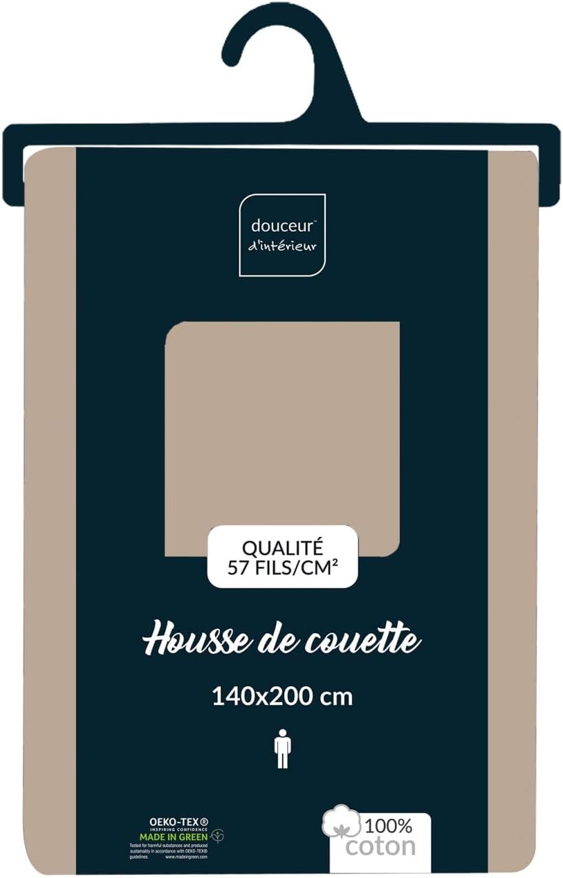Douceur d'Intérieur Poszwa na kołdrę Lina Sable - obrazek 3