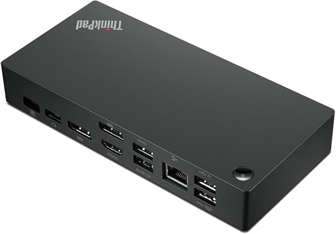 Lenovo 40Ay0090Eu Uniwersalna Stacja Dokująca Usb-C, Czarny, 90 W