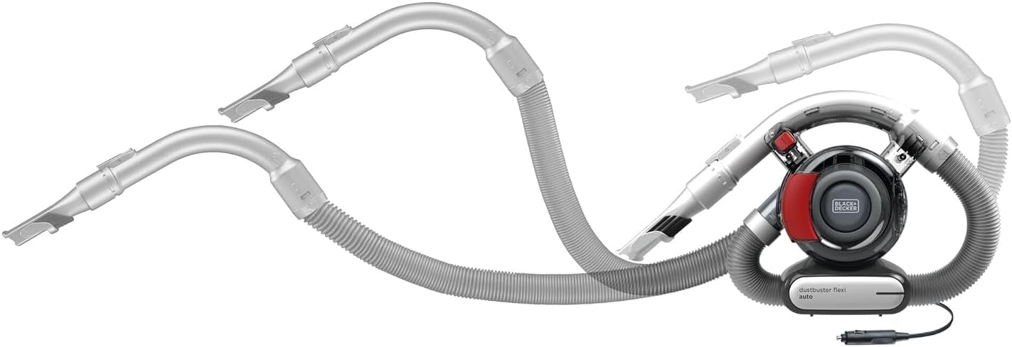 Black & Decker Odkurzacz samochodowy 12V Flexi + akcesoria - obrazek 5
