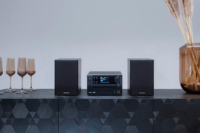 KENWOOD M-725DAB-B - Micro Hi-Fi system z DAB+, CD, USB, Bluetooth i wyświetlaczem TFT, Midnight Black - obrazek 4