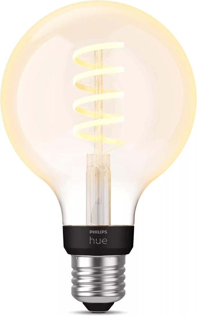 Philips Hue White ambiance Żarówka Filament G93 E27, retro żarówka Edisona, wiele odcieni bieli, możliwość przyciemniania, inteligentne oświetlenie