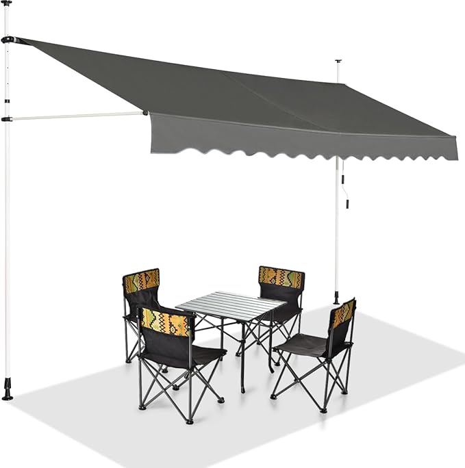 COSTWAY Markiza balkonowa o szerokości 350 cm