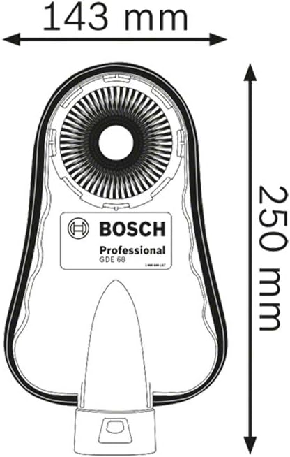 Bosch Professional: system odsysania pyłu GDE 68 (kompatybilny ze wszystkimi urządzeniami do wiercenia otworów o maks. średnicy 68 mm) - obrazek 3