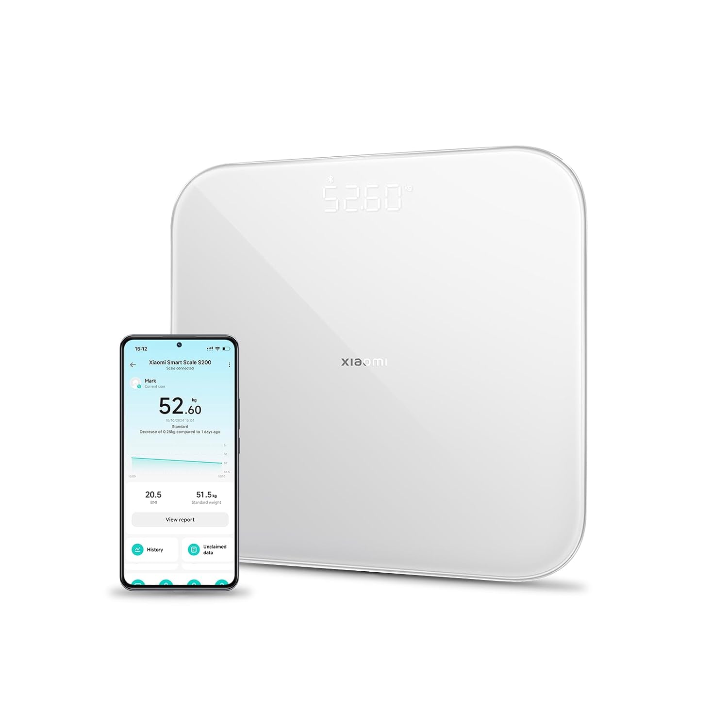 Mi Smart Scale S200 (White) - obrazek 2