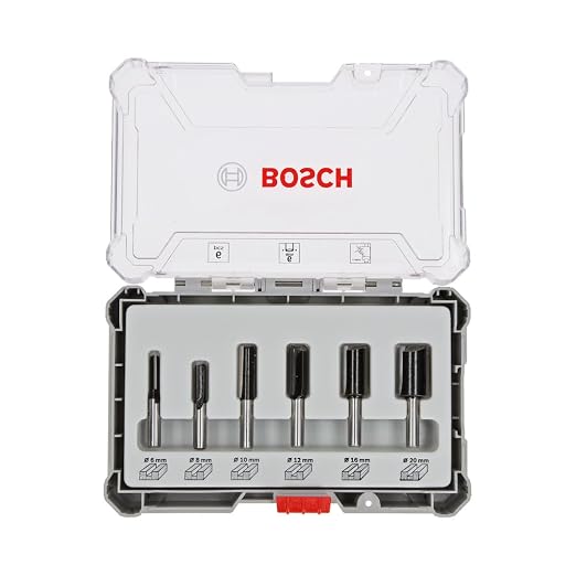 Bosch 6x Zestaw frezów PRO prostych - obrazek 3