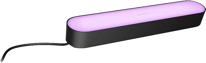 Philips Hue Play White and Colour Ambiance Smart Light Bar Podłużna Lampa (1 szt.), Oświetlenie Rozrywkowe Smart LED do TV i Gier (współpracuje z Alexą, Asystentem Google i Apple HomeKit), Czarny - obrazek 5