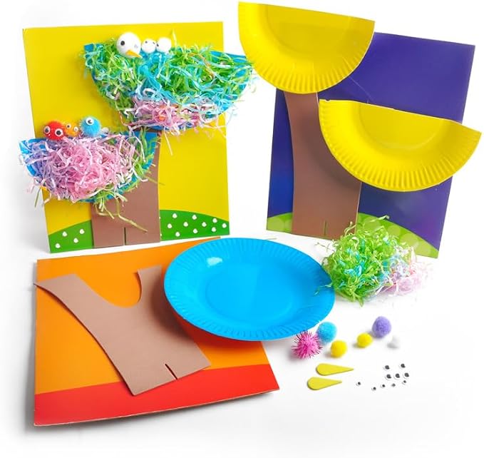 PIQIUQIU 70 sztuk kolorowych talerzy papierowych DIY - obrazek 5