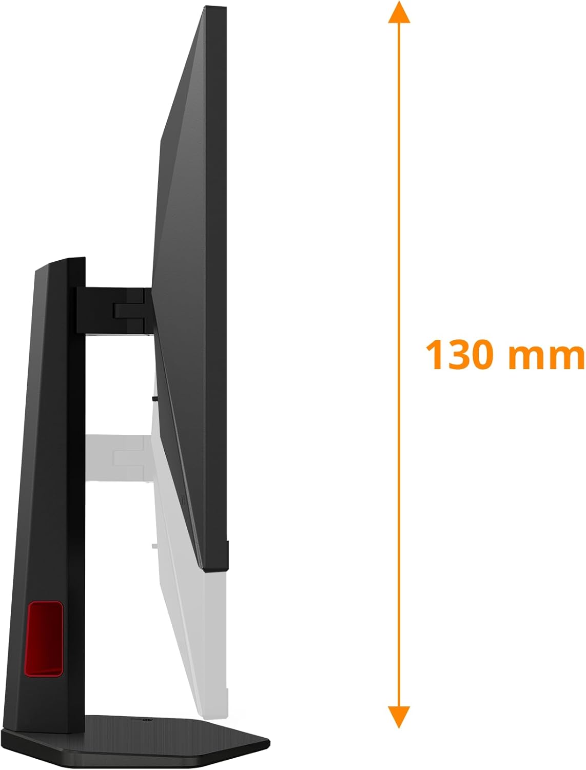 AOC Gaming Q27G4ZR - 27-calowy monitor Quad HD, 240 Hz, 1 ms, G-Sync, HDR400 (2560 x 1440, 2 x HDMI 2.0, DisplayPort 1.4) czarno-czerwony - obrazek 6