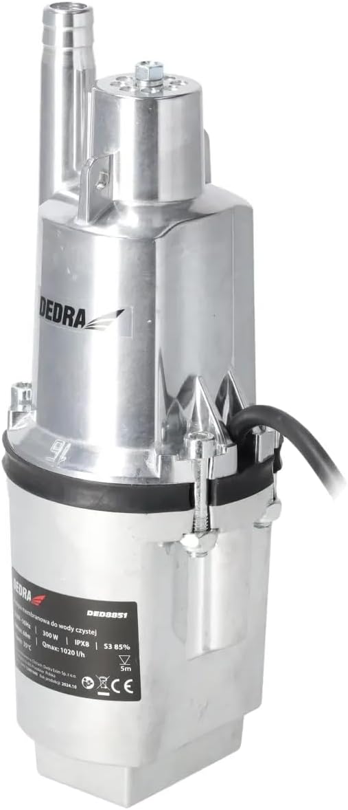 Dedra DED8851 pompa membranowa zanurzeniowa 300 - obrazek 2