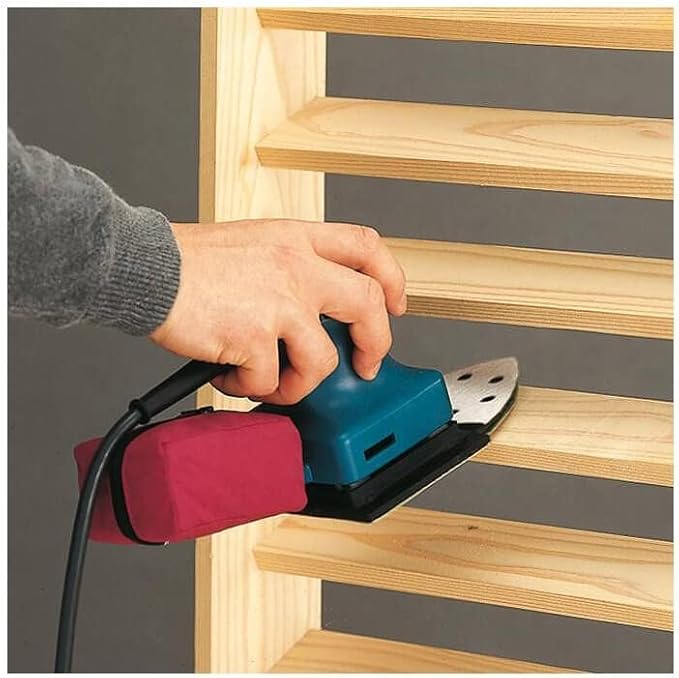 Makita Bo4565K Szlifierka, Czarny/Niebieski, 6,5 x 110 mm - obrazek 2